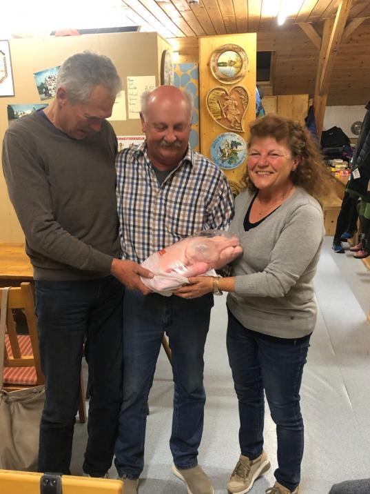 Reinhold Schlögl mit seim Ganserl ;-)