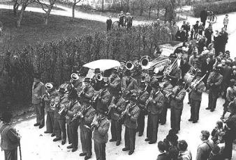 Das erste Königsschießen im April 1956